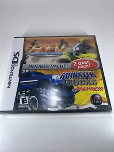 ATV: Thunder Ridge Riders/Monster Trucks Mayhem (Nintendo DS, 2007) Brand New - Picture 1 of 4