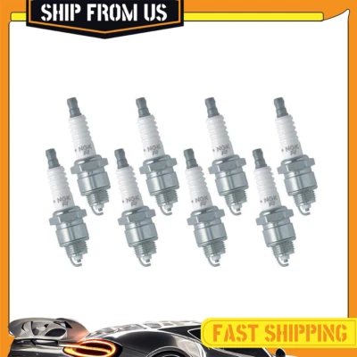 8X Spark Plug For Chevrolet Bel Air 1955-1969 Chevrolet Biscayne 1958-1969 - Image 1 of 4