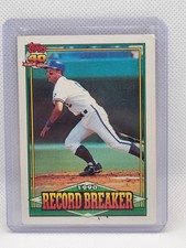 1991 Topps Baseball 1990 Record Breaker - George Brett - #2 Royals
