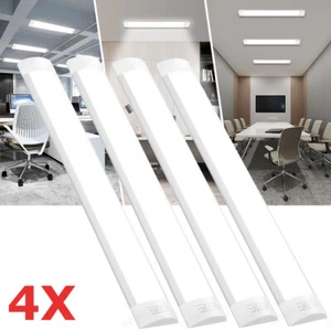 4x 48W 90cm LED Röhren Feuchtraumleuchte Werkstatt Garage Lampe Deckenleuchte - Bild 1 von 12
