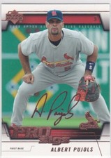 ALBERT PUJOLS AUTO SIGS 2005 Upper Deck Baseball Card ST LOUIS CARDINALS DODGERS