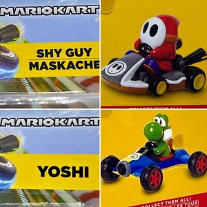 Nintendo Super Mario Bro. MARIOKART RACERS SHY GUY YOSHI Collector’s FIGURES - Picture 1 of 24
