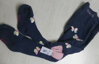 ewers Strumpfhose , Krabbelfix, marine mit Po-Motiv ,Schmetterling. NEU!!! - Bild 1 von 2