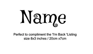 name for elf returns- size 8x3 inches - Picture 1 of 1