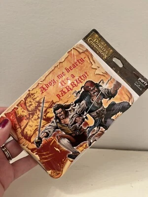 Invitaciones de fiesta de cumpleaños de Piratas del Caribe (8 unidades) sello Disney Foto 1 de 4