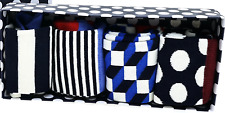Happy Socks Men's Printed Cotton Socks L50501 Size 9-11 (Pack of 4 Gift Set )