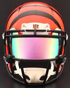 ***CUSTOM*** CINCINNATI BENGALS Full Size NFL Riddell SPEED Football Helmet - Picture 1 of 6