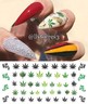 Marijuana Pot Leaf Nail Art Waterslide Decals Set#1 - Salon Quality! | eBay