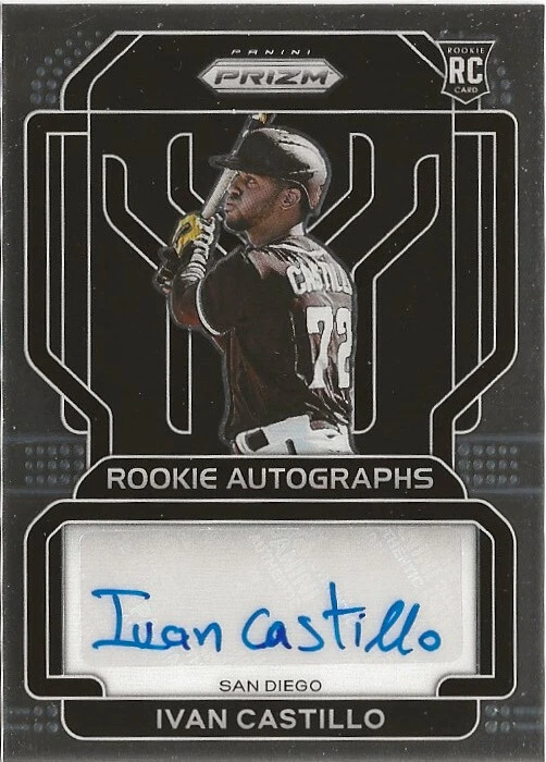 2022 Panini Prizm  Ivan Castillo Auto SP RC San Diego Padres - Image 1 of 1