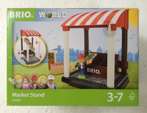 SOPORTE DE MERCADO Brio World 3346 totalmente nuevo en paquete edades 3-7 11 piezas - Imagen 1 de 4