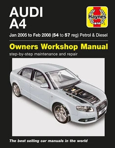 Audi A4 Petrol & Diesel (Jan 05 to Feb 08) Haynes Repair Manual (Paperback) - Picture 1 of 11