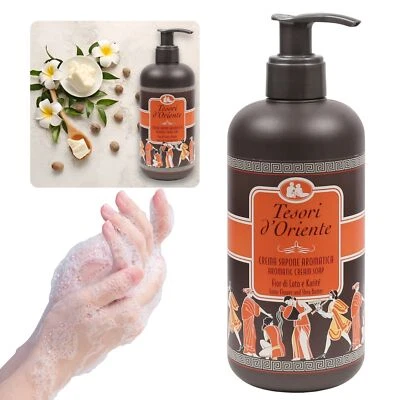 Tesori d'Orient Lotus Blanc savon liquide au lotus et beurre de karité 300  - Photo 1/4