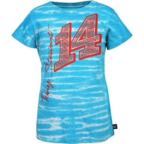 Camiseta Tony Stewart NASCAR # 14 Niñas Tie Dye, Juvenil Grande Foto 1 de 1