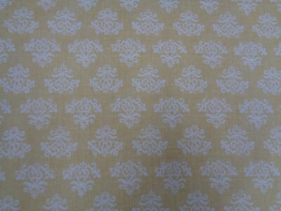 Damasco Pequeño - Tela de Gallo Rojo - POR 36" L x 42" W - ALGODÓN Lt Dorado ¡¡MUY LINDO!!! Foto 1 de 4