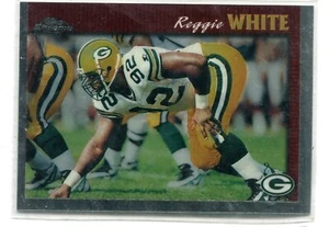 1997 Topps Chrome Reggie White Base Card #124 HOF GREEN BAY PACKERS - Picture 1 of 1