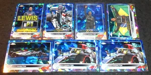(7) 2022 TOPPS FORMULA 1 F1 SAPPHIRE LOT~LEWIS HAMILTON 7 111 170 176 190 198 - Picture 1 of 1