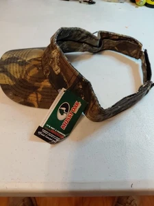 CAMOFLAUGE MOSSY OAK VISOR WITH ADJUSTABLE BACKING NWT - Picture 1 of 4