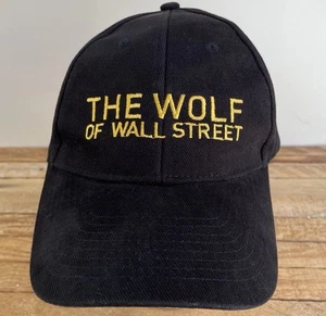 The Wolf of Wall Street Movie Promotional Hat Black Cap StrapBack - Picture 1 of 16