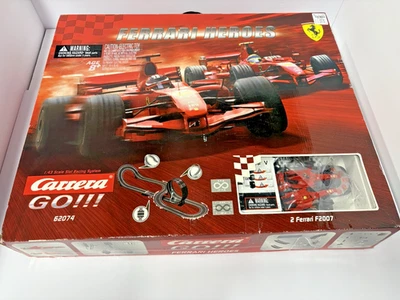 Juego de coches ranura Carreara GO Ferrari Heroes 1/43 vendido como está restaurar piezas sin probar Foto 1 de 4