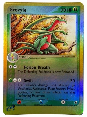 Grovyle - EX Ruby & Sapphire 31/109 2003 - E Reader Pokémon - Reverse Holo NM - Image 1 of 2