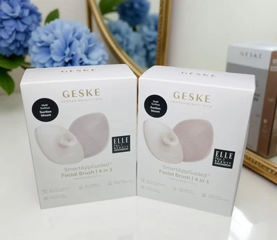 ᥫ᭡ 2 Geske Smart AppGuided escova facial 4 em 1 selada luz das estrelas 1 peça escova ᥫ᭡ - Imagem 1 de 4