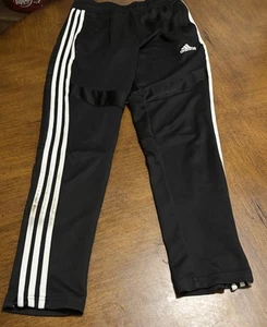 Adidas Tiro Pants Youth Medium Black Training Pants 100% Polyester - Picture 1 of 5