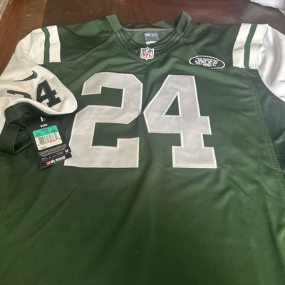 Darrelle Revis 纽约喷气机队球衣 NFL 球员耐克尺寸 XXXL 现场带标签 — 第 1/4 张图片