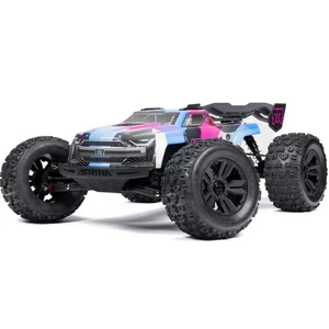 Arrma ARA8608V6T2 KRATON 6S V6 4X4 BLX Brushless 1:8 Speed MT RTR, Blau/Pink - Bild 1 von 23