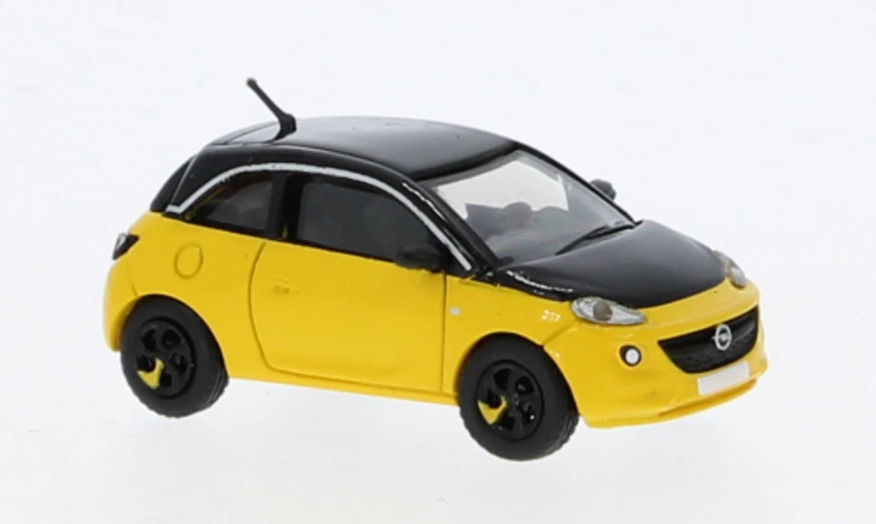 Brekina PCX870618 Opel Adam, Giallo / Nero, 2013, H0, Nuovo 2025 - Immagine 1 di 1