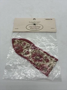 Longaberger Homestead Finitura Tocchi Manico Cravatta Rosso Mamma 903868 - Foto 1 di 8
