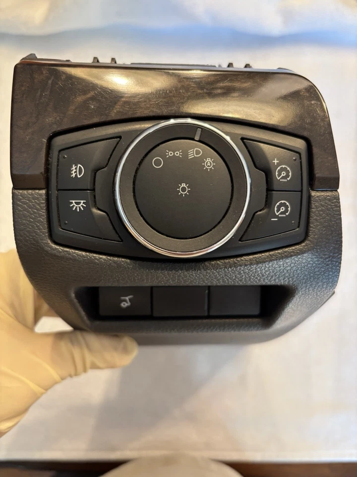 Conjunto de unidad de control de interruptor de faros Ford Explorer Limited 2011 negro Foto 1 de 4