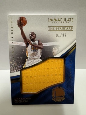 DRAYMOND GREEN 2016-17 Panini Immaculate Collection GU JERSEY The Standard /99 - Image 1 of 4