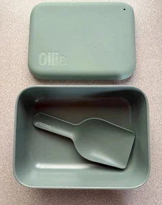 NEW Ollie Puptainer Dog Food Green Storage Container w/ Scoop - Picture 1 of 1