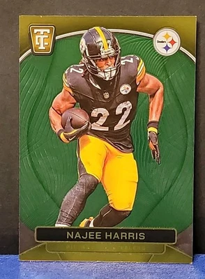 2024 Panini Totally Certified Najee Harris #77  Green Mirror SP /99  Steelers  - Image 1 of 4