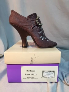 Just the Right Shoe "BORDEAUX" #25022 W/BOX  1999 - Picture 1 of 5
