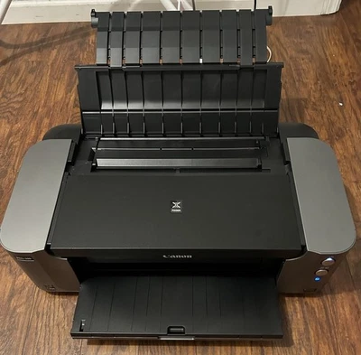 Canon PIXMA PRO-100 WiFi Inkjet Color Photo Printer With Power Cable Used - Image 1 of 4