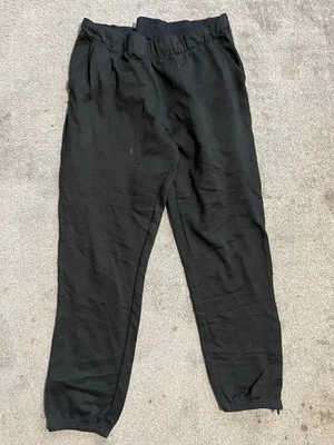 Nike - Women's Dry Lightweight Fleece Black Training Pants - Size: Large - Image 1 of 4