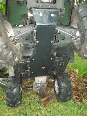 Kawasaki Brute Force SRA + Prairie 650 700 full Skid Plate 1/4" HDPE 02-11 - Image 1 of 2
