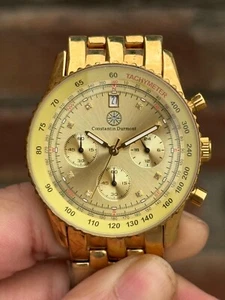 Constantin Durmont Admiral Cronógrafo Navegación Temporizador Estilo Hombre Reloj Cuarzo 40MM - Imagen 1 de 9