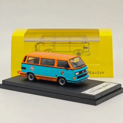 1:64 Master VW T3 Martini Van Diecast Toys Models Car Miniature Hobby Gifts - Imagem 1 de 4