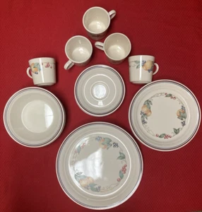 Set 25 Corelle ABUNDANCE - Teller, Schüsseln, Tassen und Untertassen - 5 Gedecke, schön - Bild 1 von 7