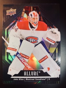 2022-23 Upper Deck Allure Hockey Black Rainbow #15 Jake Allen - Montreal