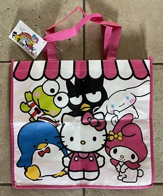 Bolso de Mano de Compras Sanrio Hello Kitty Reutilizable Friends My Melody Kerropi-NUEVO CON ETIQUETAS Foto 1 de 3