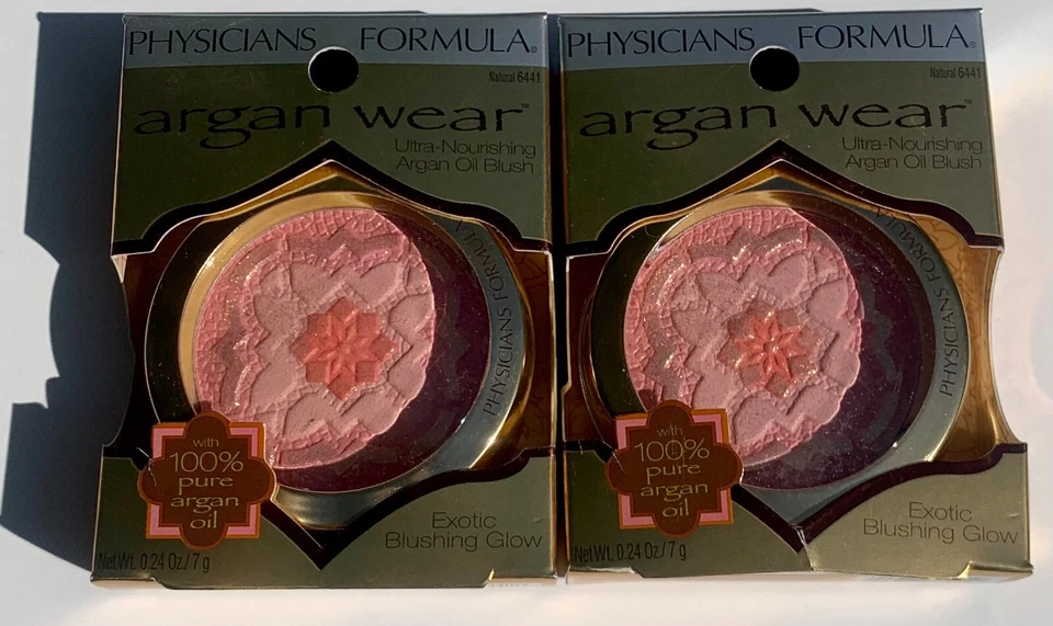 Physicians Formula Argan Wear  Argan Blush NATURAL ***  New In Box LOT OF 2 - Image 1 of 2