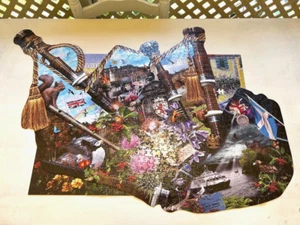 Vintage 800 Piece A Shaped Jigsaw Puzzle "Scottish Heritage" - Picture 1 of 2