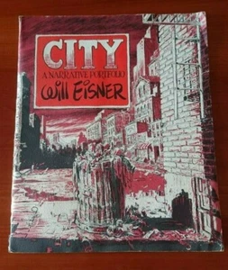 WILL EISNER " CITY. A NARRATIVE PORTFOLIO " HOLLYBROOK 1980 No. 933 FIRST SIGNED - Imagen 1 de 6