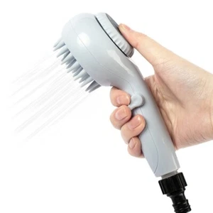 Pet Dog Shower Sprayer Handheld Wash Head Brush Faucet Attachment Soap Dispenser - Picture 1 of 7