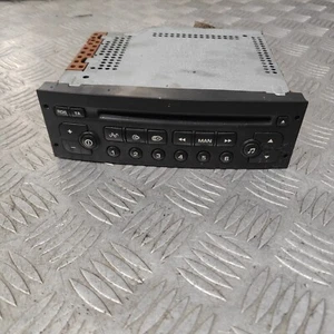 2005 PEUGEOT 1007 RADIO STEREO CD PLAYER HEAD UNIT 96599990XT00 #1 - Picture 1 of 5