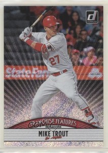 2019 Panini Donruss Franchise Features Rapture Mike Trout Jo Adell #FF15