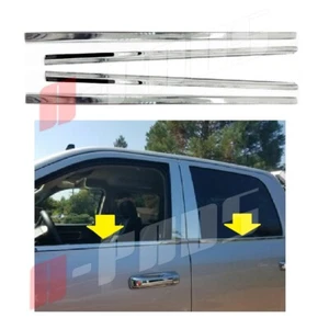 Dodge Ram 2500 3500 2020 doble/mega cabina umbral de ventana de acero inoxidable - Imagen 1 de 1